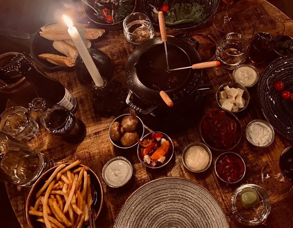 fondue i Björnrike på Bräjks